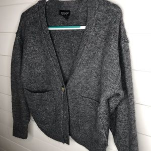 💋**TOPSHOP** Gray Cardigan